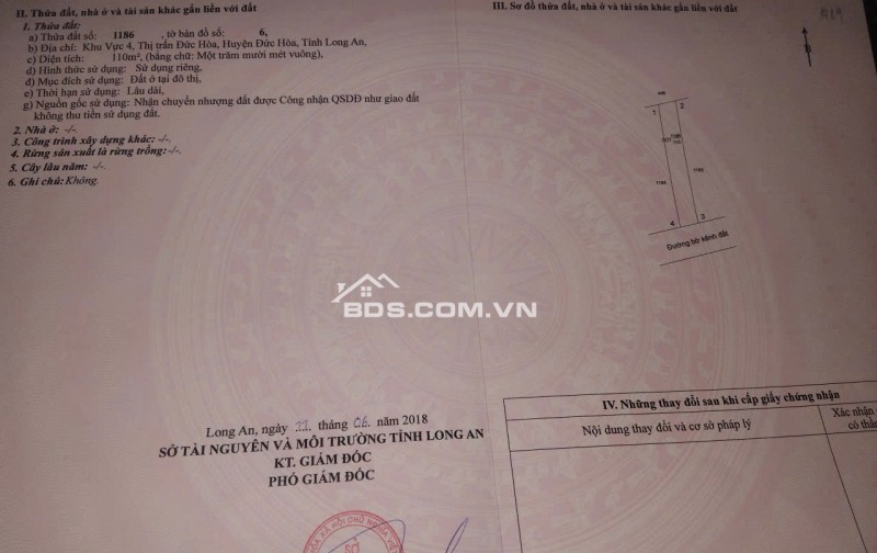 Bán Gấp Đất nền mặt tiền đường Nguyễn Văn Dương đang mở rộng